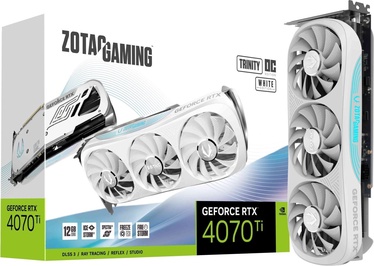 Vaizdo plokštė Zotac GeForce RTX 4070 Ti ZT-D40710Q-10P, 12 GB, GDDR6X