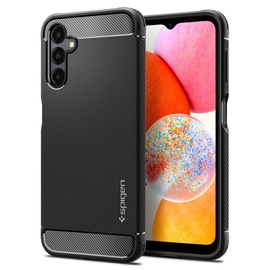 Telefona vāciņš Spigen Rugged Armor, Samsung Galaxy A14 4G, melna
