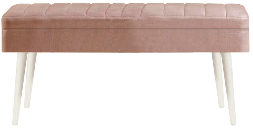 Ēdamistabas komplekts Kalune Design Vina 0900-3, balts/rozā