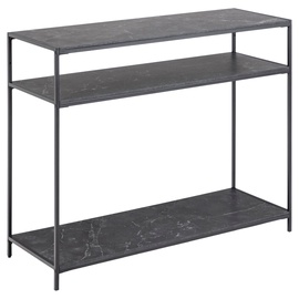 Konsolinis staliukas Infinity, juodas, 10 cm x 35 cm x 79 cm