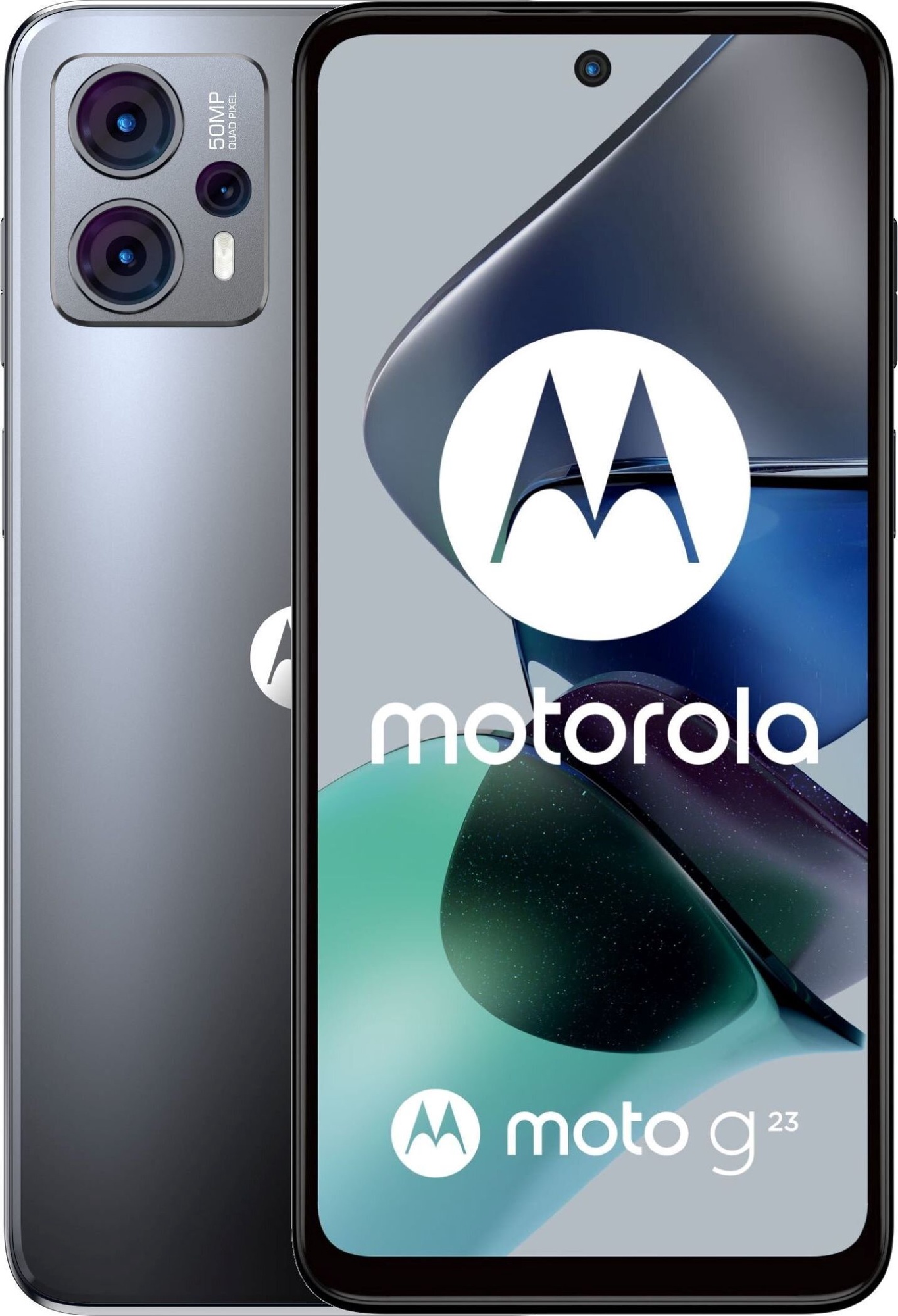 Мобильный телефон Motorola Moto G23, 128 GB, серый - Ksenukai.lv