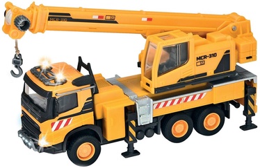 Игрушечная тяжелая техника Dickie Toys Volvo Truck Crane 213723004, желтый