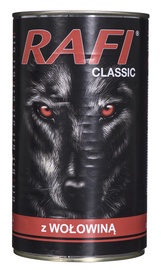 Mitrā barība (konservi) suņiem Dolina Noteci Rafi Classic, liellopa gaļa, 1.24 kg