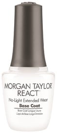Ülemine küünelakikiht Morgan Taylor React No-Light Extended Wear Top Coat, 15 ml