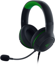 Vadu spēļu austiņas Razer Kaira X, melna/zaļa