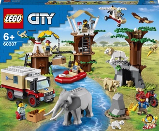 Konstruktor LEGO City Metsapäästelaager 60307