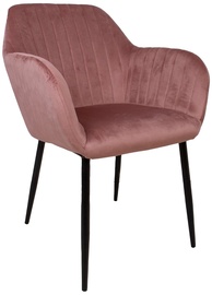 Ēdamistabas krēsls Home4you Evelin 10325, matēts, rozā, 60 cm x 57 cm x 82 cm
