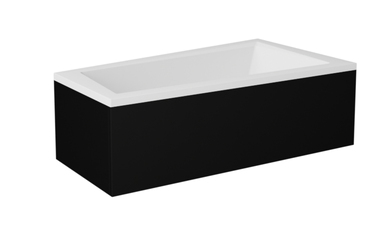 Ванна, угловые Besco Intima, 150 см x 85 см x 55.5 см, асимметричный