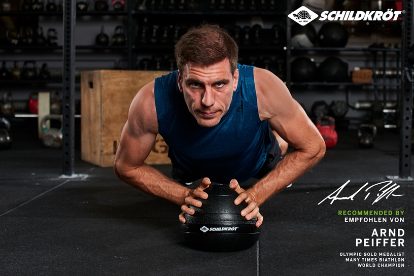 Набивной мяч Schildkrot Fitness Slamball, 230 мм, 3 кг