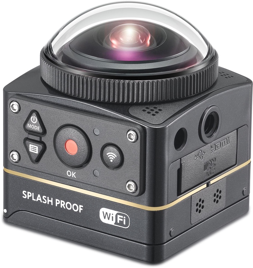 Экшн камера Kodak Pixpro SP360 4K Pack SP3604KBK7, черный