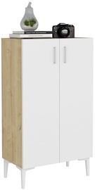 Jalatsikapp Kalune Design Chetri, valge/tamm, 34 mm x 60 mm x 105 mm
