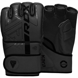 MMA cimdi RDX Grappling F6 Matte GGR-F6MB-S, melna, S