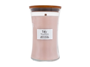 Свеча, ароматическая WoodWick Vanilla & Sea Salt, 120 час, 609.5 г, 180 мм