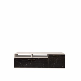 TV-laud Kalune Design Variant, valge/must, 135 - 170 cm x 40 cm x 47 cm
