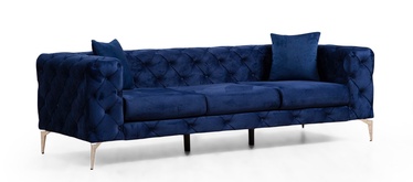 Dīvāns Hanah Home Como, zila, 90 x 237 x 73 cm