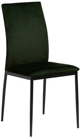 Ēdamistabas krēsls Actona Demina, melna/tumši zaļa