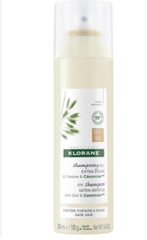Sausas šampūnas Klorane WITH OAT MILK extra mild dry shampoo, 150 ml