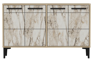 TV-laud Kalune Design Stria, tamm/marmor, 120 cm x 30 cm x 75 cm