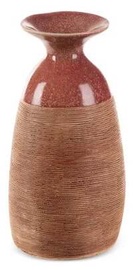 Dekoratiivne vaas Elda, 31 cm, punane/hele pruun