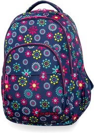 Школьный рюкзак CoolPack Hippie Daisy, синий/многоцветный, 31 см x 19 см x 46 см