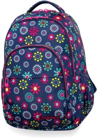 Школьный рюкзак CoolPack Basic Plus - Hippie Daisy, синий/многоцветный