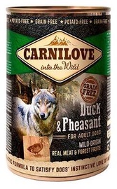 Влажный корм для собак Carnilove Wild Adult Dog Duck & Pheasant, мясо утки, 0.4 кг