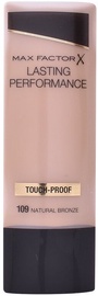 Tonālais krēms Max Factor Lasting Performance 109 Natural Bronze, 35 ml