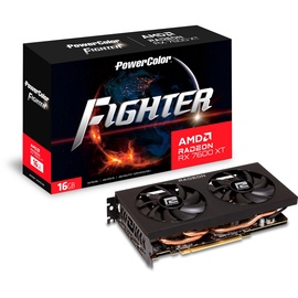 Videokarte PowerColor AMD Radeon™ RX 7600 XT RX7600XT 16G-F, 16 GB, GDDR6