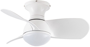 Griestu ventilators ar lampu CristalRecord Epona CCT, 20 W, 1 gab.