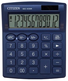 Калькулятор настольные Citizen SDC-812NRNVE, синий