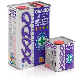 Машинное масло Xado SL/CF 0W - 40, синтетический, 4 л