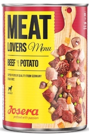 Mitrā barība (konservi) suņiem Josera Meat Lovers Beef with Potato, liellopa gaļa/gaļa/kartupeļi, 0.8 kg