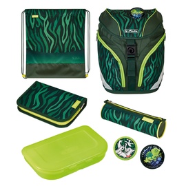 Школьный рюкзак Herlitz SoftLight Plus Jungle, зеленый