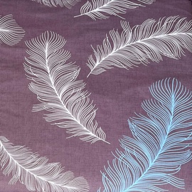 Pagalvės užvalkalas Rustilė Feather 1365, balta/violetinė/žydra, 70 cm x 80 cm