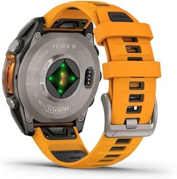 Viedais pulkstenis Garmin Fenix 8 47mm Amoled 010-02904-11, sudraba