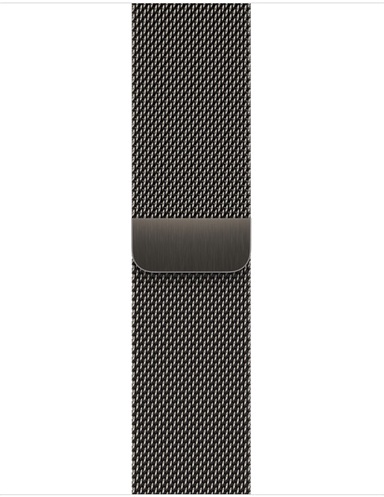Nutikell Apple Watch Series 8 GPS + Cellular 41mm Graphite Stainless Steel Case with Graphite Milanese Loop, grafiit