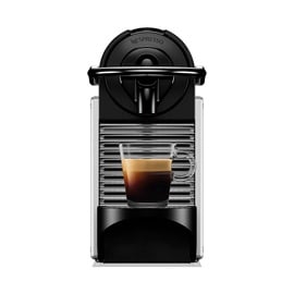 Капсульная кофемашина Nespresso Pixie Titan, черный/серый