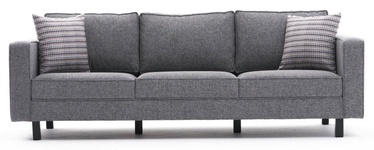 Dīvāns Hanah Home Kale Linen, pelēka, universāls, 91 x 222 x 83 cm