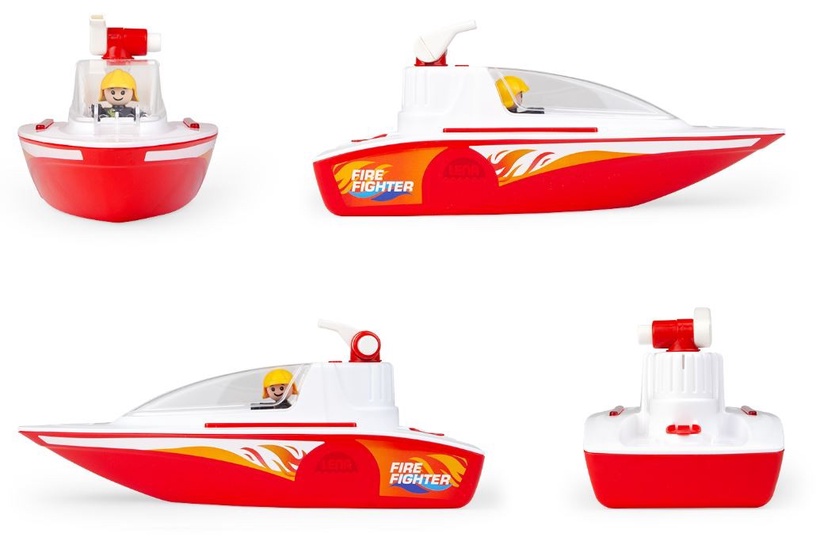 Laev Lena Boazz Fireboat, punane