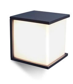 Светильник Lutec BOX CUBE 5184601118, 60Вт, E27, IP44, серый