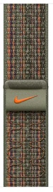 Ремешок Apple 41mm Sequoia/Orange Nike Sport Loop, oранжевый/оливково-зеленый