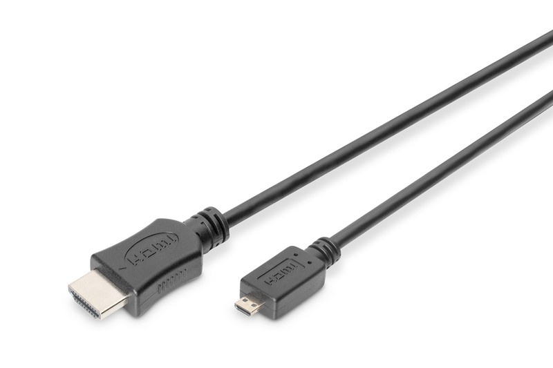 Провод Assmann Cable HDMI / HDMI HDMI male, HDMI male, 2 м, черный