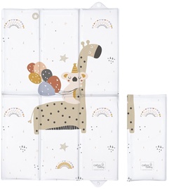 Pārtinamais matracis Ceba Baby Folding Changing Mat Giraffe, 60 cm x 40 cm, balta/daudzkrāsaina