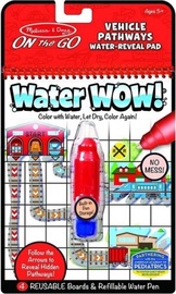 Radošais komplekts Melissa & Doug Water Wow Vehicles Pathways 412139, daudzkrāsaina