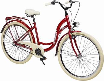 Велосипед городской Azimut Vintage 3-Speed, 28 ″, 17" (41.91 cm) рама, красный