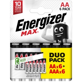 Baterijas Energizer ENMAXB12, 1.5V, 1.5 V, 12 gab.