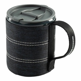 Termokrūze GSI Outdoors Infinity Backpacker Mug, 0.4 l, melna