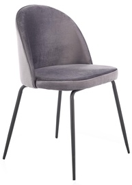 Ēdamistabas krēsls K314, pelēka, 49 cm x 50 cm x 80 cm
