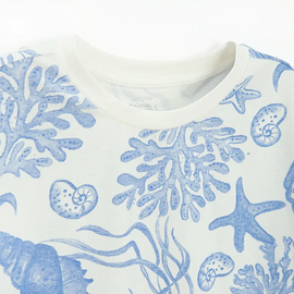 T-krekls vasara, bērniem Cool Club CCG2822138, balta/gaiši zila, 152 cm