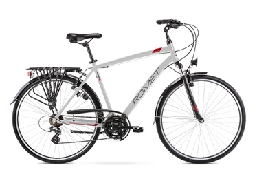 Велосипед туристический Romet Wagant, 28 ″, 19" (49 cm) рама, серебристый/красный